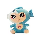 子供の友達ブルーのためのラブリーゾディ枕ソフトタッチ魚座人形ナイスギフト