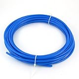 uxcell ポリウレタンエアホース　ホースパイプチューブ　エアホースパイプ　外径6mm内径4mm全長9m　PU製　ブルー