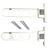 川口技研 腰壁用 ホスクリーン ホワイト 取付ビス付 2本組 HD35W HP23BPW