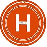 Toivexa ドローン着陸パッド 防水 ポータブル 折りたたみ フェルト 着陸パッド Rc ドローンヘリコプター Pvb ドローン 互換性 ユニバーサル 60 M