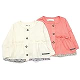 Bobson(ボブソン) カーディガン (80～130cm) キムラタンの子供服 (77310x77810-161a) オレンジ 80