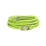 Flexzilla 727-143025FZL5F 25-Feet 14-3 Outdoor Extension Cord with Lighted Plug, Green [並行輸入品]