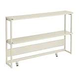 WRC 机上ラック 2段 W1400 ナチュラルグレー WPQ-2SH1425LG