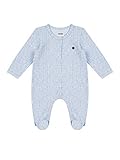 antebies有機コットンスーパーソフト幼児ベビーBoyプリントスナップフロントFooted Romper inギフトボックス。 US サイズ: S カラー: ブルー