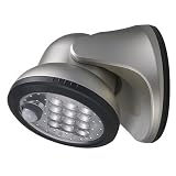 LIGHT IT by Fulcrum 20034-101 12-LED Wireless Motion Sensor Weatherproof Porch Light, Silver [並行輸入品]