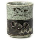 大堀相馬焼 松永窯 二重湯呑み(2.2寸)