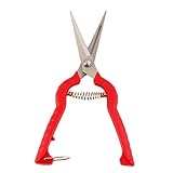 植物剪定はさみガーデンカッター園芸盆栽ツール草花鋏secatorグラフト剪定ばさ手の剪定ばさみツール新-赤い