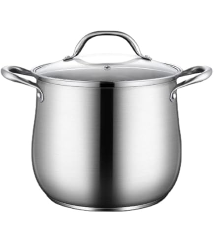 Amazon｜ステンレス 透明蓋付き 寸胴鍋 業務用 鍋 IH対応 煮込み