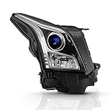 ACANII - [レベリング無しハロゲンモデル] 2013-2018 キャデラック ATS プロジェクター ヘッドライト ヘッドランプ アセンブリ 助手席側