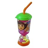 Dora Fun Float Water Tumbler 9 oz with Straw by Dora the Explorer