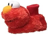 Sesame Street ユニセックス・キッズ Tickle Me Elmo Sesame Street Slippers with Giggle Sound US サイズ: S カラー: レッド