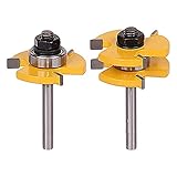 1/4フルートとビーズルータービット木材カッター木工ビット木材ミーリングカッター