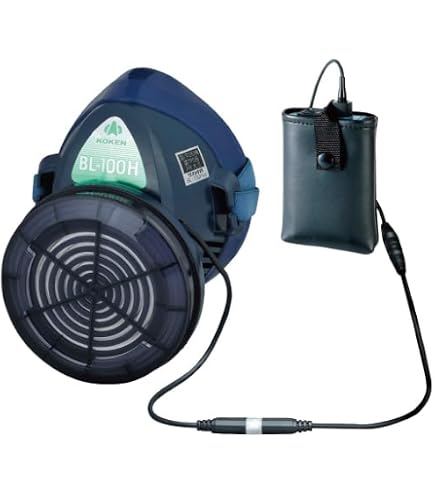 Amazon.co.jp: 興研 電動ファン付き呼吸用保護具 サカヰ式 BL-700U-03