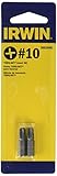 IRWIN 3053045 #10 Torq Set X 1 with Insert Bit by Irwin Tools
