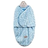 Baby's Petite Rose Swaddle Bag for 0-3 Months By Blankets and Beyond (Blue) by Blankets And Beyound