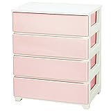 【送料無料】　【収納チェスト】　カラースタイルチェスト　ワイド4段