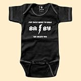 Rebel Ink Baby 307bo1824 For Those About to Walk- 18-24 Month Black One Piece Undershirt