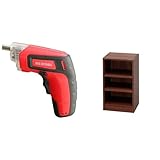 『電動ドライバー 充電式 RD110-R レッド』と『ラック スペースフィット 幅35×奥行29×高さ60cm ウォールナット S-SFR6035』のセット