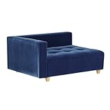 arne ベンチソファ ベンチ イス 背もたれ 肘掛け 片肘付き コーナーソファー Baggy DX-R 3×4 モケット ブルー