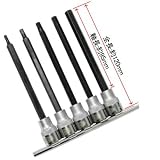 【アストロプロダクツ】AP 3/8DR ロングHEXビットソケット 5個セット