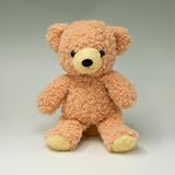童心オリジナル 日本製 クマのフカフカS ぬいぐるみ 高さ21cm ローズ