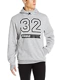 Thirtytwo Men's 32 Stamp Pullover Fleece Hoodie Grey Heather Large [並行輸入品]