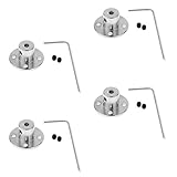Sharplace フランジカップリング　4セット　RCモーター　カプラー 　シャフト　剛性　6mm　