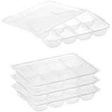 Richell R 25 Subdivided Freezing Block Tray, 1-Block Capacity: 0.8 fl oz (25 ml), 8 Blocks, Set of 4