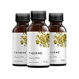 Thorne (ソーン) ビタミンD&Kサプリメント ビタミンD + K2 リキッド ディスペンサー付き液体 リキッド 30ml 3個セット 【合計90ml/1800回分】