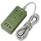 Fargo 電源タップ SATI COLOR CORD USB PD30W TYPE-C TYPE-A AC4個口 1.8m 全9色 (オリーブ)