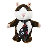 ぬいぐるみ 物真似 おしゃべり伝言 モルモット おもちゃ 可愛い 録音玩具 動くぬいぐるみ 人形 かわいい 子供 誕生日 お祝い クリスマス プレゼント ブラウン