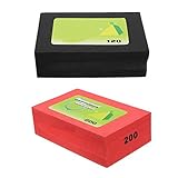 Baoblaze 2個セット　ハンド 研磨パッド　ブロック　ダイヤモンド　花崗岩　大理石　ガラス　研削ツール