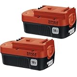 Black & Decker HPB18-OPE2 2-Pack 18-volt NiCd Battery for Outdoor Power Tools [並行輸入品]