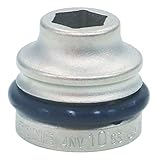 トネ(TONE) インパクト用ショートソケット 4NV-10SS 差込角12.7mm(1/2") 二面幅10mm