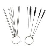 IPOTCH ホンダ用　キャブレター　カーボン　ダスト　ジェット　除去　ツール　+　針　ブラシ　ツール　シルバー