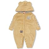 ベビードール アニマルボアロンパース 子供服 BABY(70-80cm) ベージュ