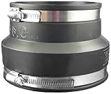 Aviditi 94041AVI Rubber Coupling, Clay by PVC/CI, 4-Inch by Aviditi