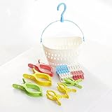 シンディ・& Will 30pcs anti-skip防風ランドリーHanging乾燥ドレス靴下パンツ下着パジャマベビー服椅子タオルRagsプラスチックClothespinsクリップペグwith a 