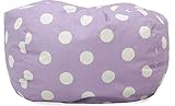 Big Joe Classic Bean Bag Chair, Lavender Polka Dot [並行輸入品]