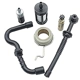 Fenteer フィルター　燃料ライン　油ライン ホース　フィルタ ポンプ ウォーム ギア サービスキット オイルフィルター　STIHL MS180チェーンソー部品