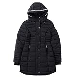 [Pajar] パジャール WILLOW レディース ストレッチ ロングコート 撥水 テーパード シルエット ジャケット (ブラック, S)