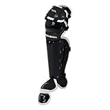 Boombah Defcon野球/ソフトボールShin Guards – 複数のカラーオプション – 2サイズ Adult-16.5" ブラック BDCSG B/W-A-16.5