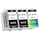 BC-365XL BC-366XL キャノン 用 365 366 Canon 対応 TS3530 TS3730 プリンター インク BC-365 BC-366 合計3本 詰め替えインクカートリッジ 【Turadh】