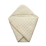 コットンスムース　日本製　ベビーアフガン　おくるみ　クリーム