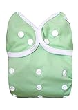Kawaii Baby One Size Happy Leak-free Snap Cloth Diaper Cover for Prefolds Lime by Kawaii Baby