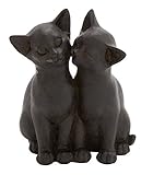 Deco 79 Poly-Stone Cat, 6 by 9-Inch