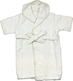 UCHINO BABY&KID'S BATH ホワイトオーガニック ミルキーパイル ベビーローブ 70cm
