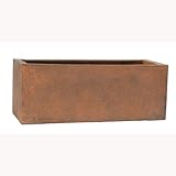 軽量コンクリート製植木鉢 ストーンライト　プランター　ラスティ 80cm 大型植木鉢