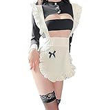 [MNWMNW] メイド服 可愛い メイド 服 コスプレ 可愛い 人気 服女性用コスチューム メイド エプロン 制服 レオタード 過激 レディース ラブリーレース 誘惑 セクシー コスプレ かわいい 過激 女性用 コスチューム ハロウィン クリスマス コスプレ 人気 女装