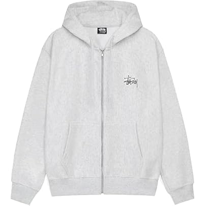 Amazon.co.jp: STUSSY ステューシージップアップパーカー ベーシック